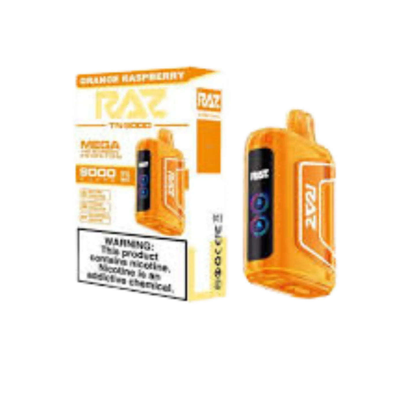 Raz TN 9000 Puffs Orange Rasberry